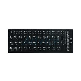 สติ๊กเกอร์ติดคีย์บอร์ด ไทย/อังกฤษ (MST001) 3M Black