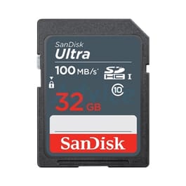 32GB SD Card SANDISK Ultra SDSDUNR-032G-GN3IN (100MB/s.)