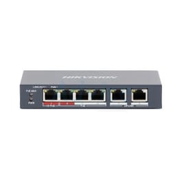 Switching Hub 4 Port HIKVISION DS-3E1106HP-EI (6",4 PoE)