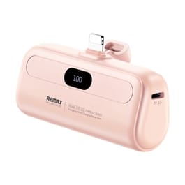 POWER BANK 5000 mAh REMAX (10W,RPP-633,Lightning) Pink