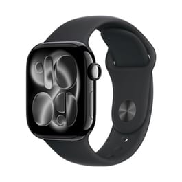 Apple Watch Series 11 GPS 42mm Jet Black Aluminium with Black Sport Band - S/M (MEQT4SA/A)