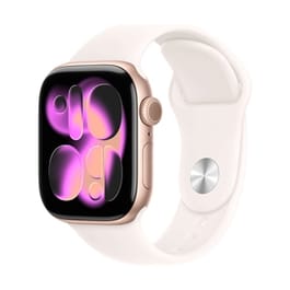 Apple Watch Series 11 GPS 42mm Rose Gold Aluminium with Light Blush Sport Band - S/M (MEU04SA/A)