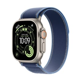 Apple Watch Ultra 3 GPS + Cellular 49mm Natural Titanium with Blue/Bright Blue Trail Loop - M/L (MEWU4SA/A)