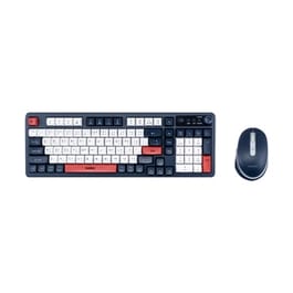 COMBO SET WIRELESS NUBWO NKM647 DARK BLUE (BLUETOOTH)