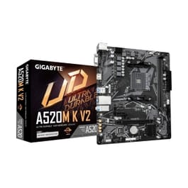 MAINBOARD (AM4) GIGABYTE A520M-K V2 DDR4 (REV. 1.2)
