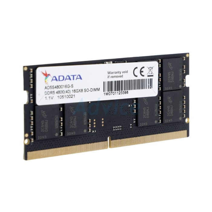 RAM DDR5 16GB ADATA 4800MHz Notebook เร็ว แรง อัปเกรดสุดคุ้ม!