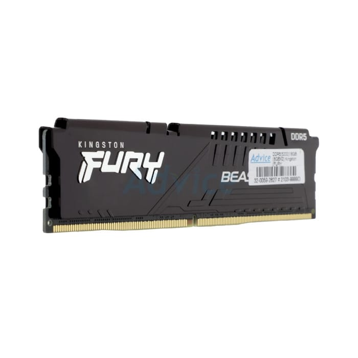 RAM DDR5 16GB (8GBx2) Kingston Fury Beast 5200MHz - เร็ว แรง เสถียร!