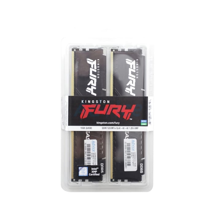 RAM DDR5 16GB (8GBx2) Kingston Fury Beast 5200MHz - เร็ว แรง เสถียร!