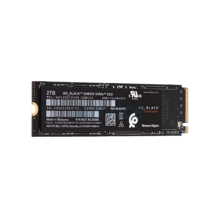 2 TB SSD M.2 PCIe 4.0 WD Black SN850X NVMe: เพิ่มประสิทธิภาพขั้นสุด!