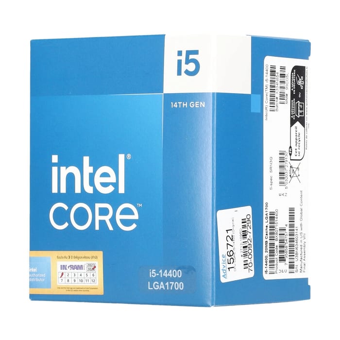 CPU Intel Core i5-14400: แรง คุ้ม! อัปเกรดคอมฯ ให้สุด พร้อมโปร Advice