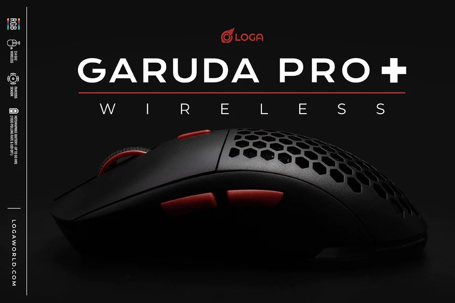 Loga Pro WIRELESS MOUSE LOGA GARUDA PRO PLUS BLACK | Advice จ.กรุงเทพฯ สาขา A014 ...