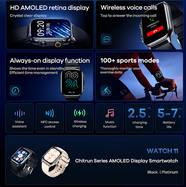 Remax SMART WATCH Amoled watch 11 (Gold) | Advice จ.สุรินทร์ สาขา U071 ...