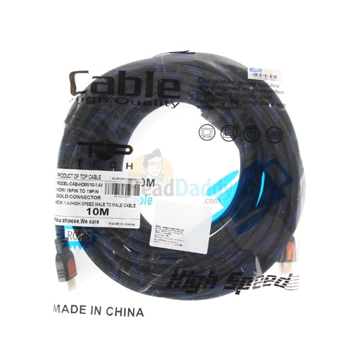 Cable HDMI (V.1.4) M/M (10M) TOP TECH