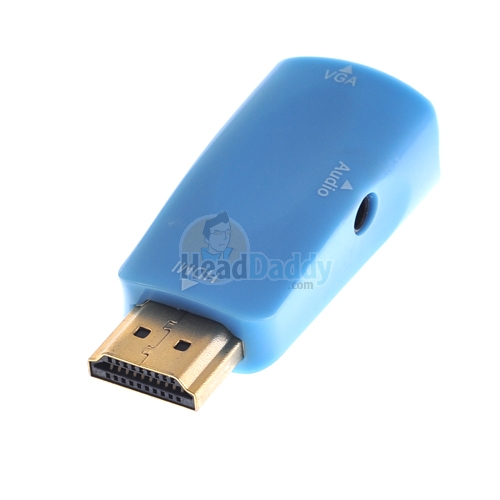 Converter HDMI TO VGA (AUDIO) Adapter คละสี