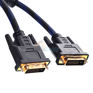 Cable Display DVI TO DVI 24+1 M/M (3M) GLINK สายถัก