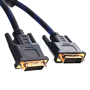 Cable DVI TO DVI 24+1 M/M (3M) GLINK สายถัก