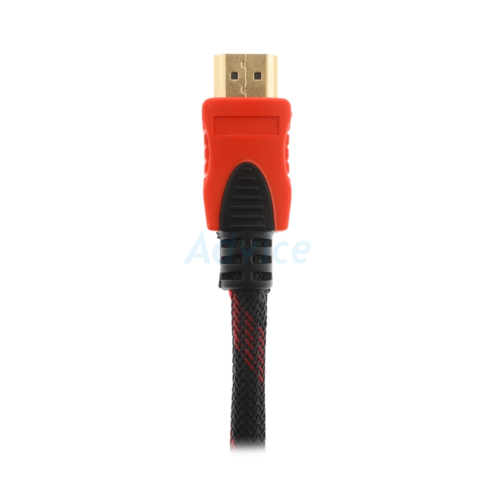 Cable HDMI M/M (1.5M) V1.4 สายถักแดง GLINK GLINK09                              