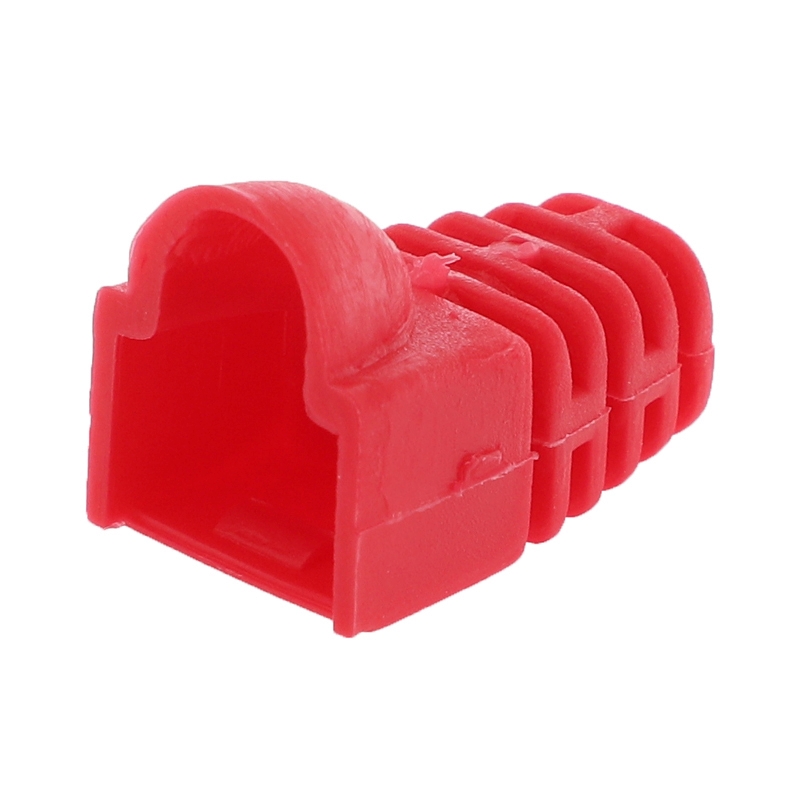 Plug Boots CAT5E LINK (US-6002) 10/Pack 'Red'