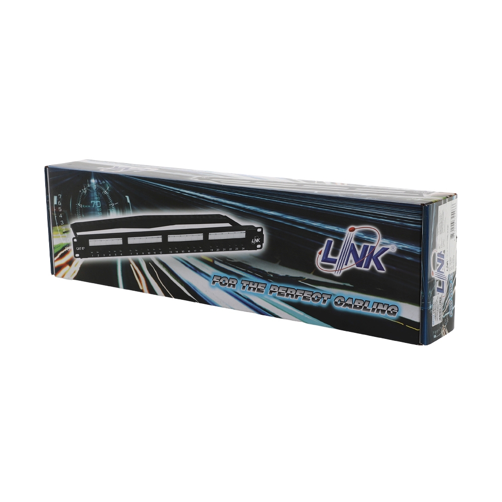 Patch Panel 24 Port CAT5e LINK (US-3024)