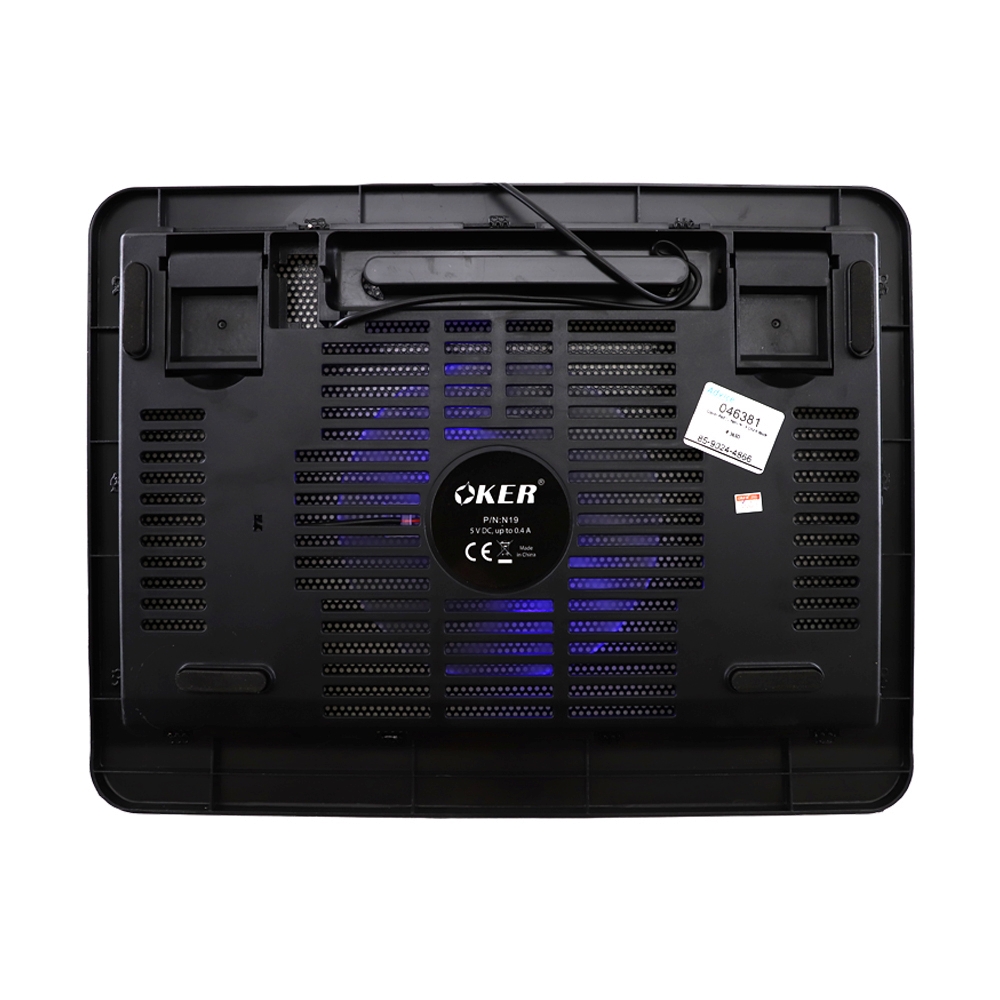 Cooler Pad (1 Fan) OKER N-19 Black