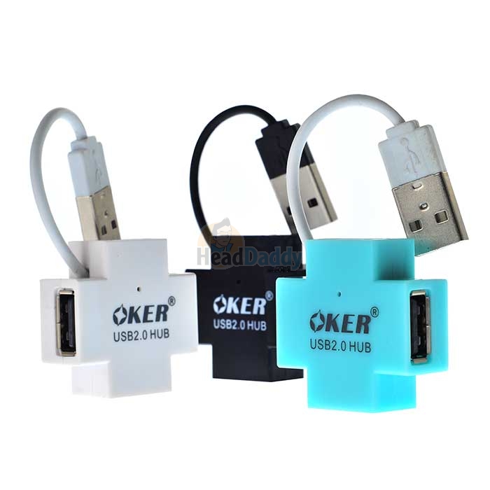4 Port USB HUB v2.0 OKER H409 (คละสี)