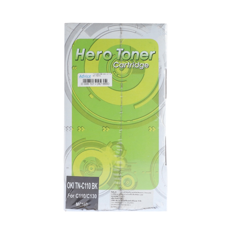 Toner-Re OKI C110 BK HERO