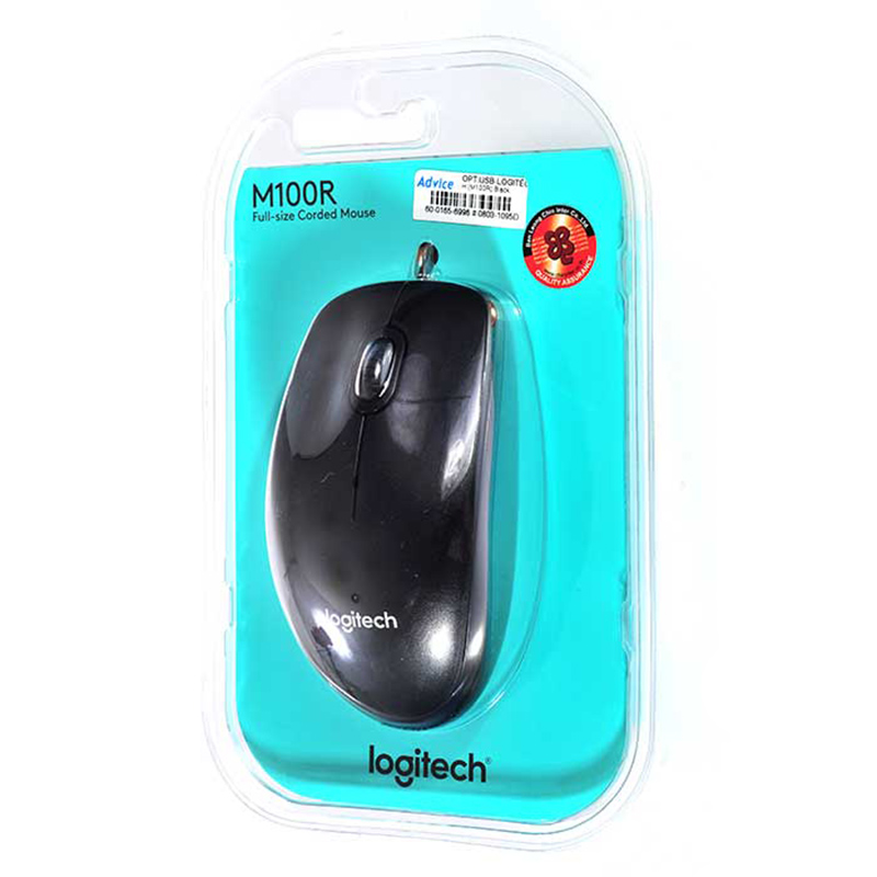 MOUSE LOGITECH M100R BLACK