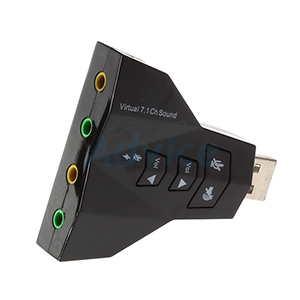 SOUND CARD USB VIRTUAL 7.1 (PD560)