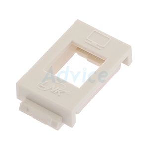 Face Plate ตัวแปลงหน้ากากตัวเมีย LINK (US-2006) 10/Pack Shutter White