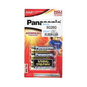 ถ่าน PANASONIC Alkaline AAA (4ก้อน/แพ็ค)