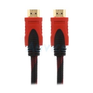 Cable HDMI (V.1.4) M/M (1.8M) TOP TECH สายถักแดง