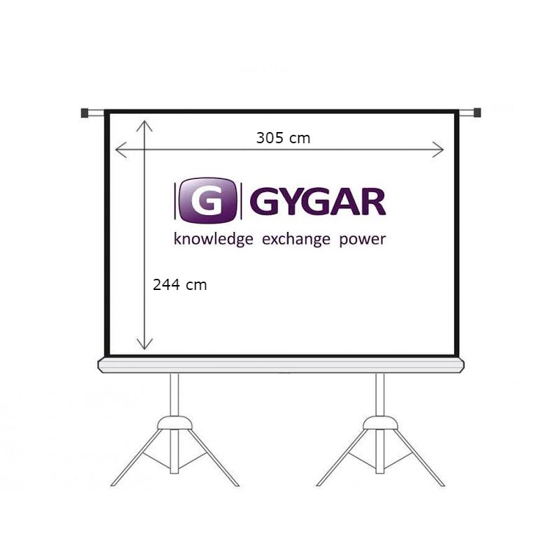 TRIPOD SCREEN GYGAR 150 นิ้ว (4:3)