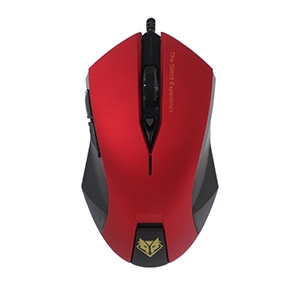 USB MOUSE NUBWO NM-19-SILENT BLACK /RED