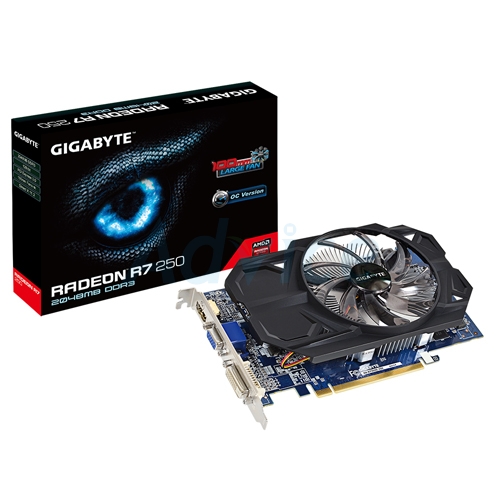 AMD R7 250/2GB Gigabyte (OC,D3 ,HDMI)