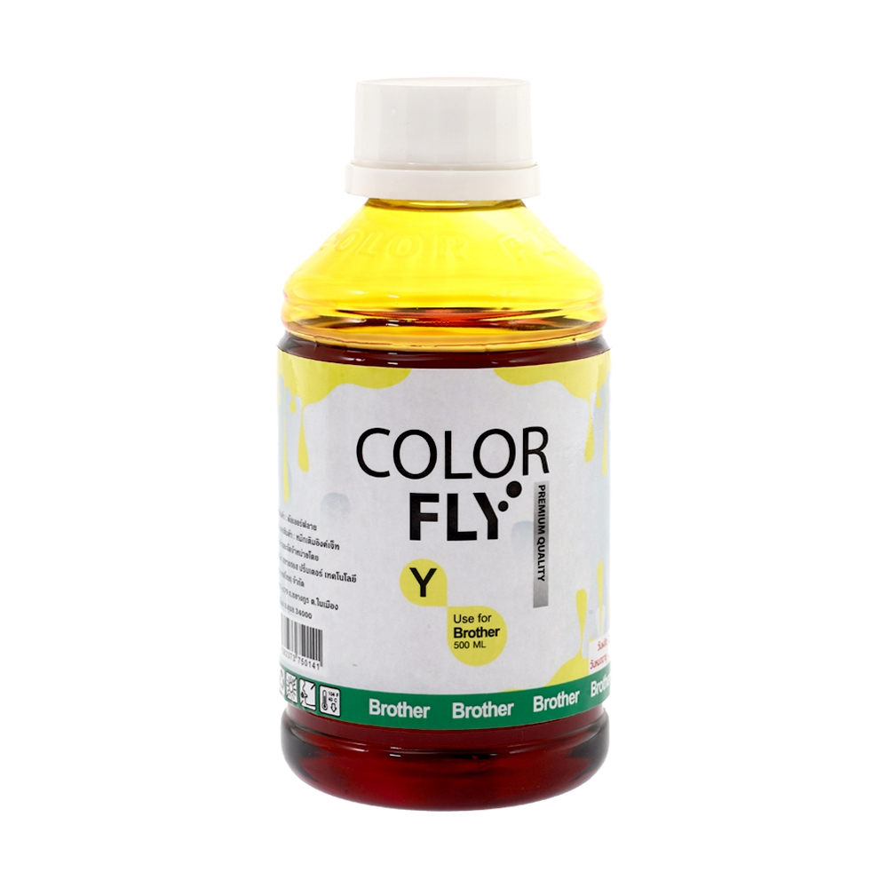 Refill BROTHER   500 ml. Y (Color Fly)