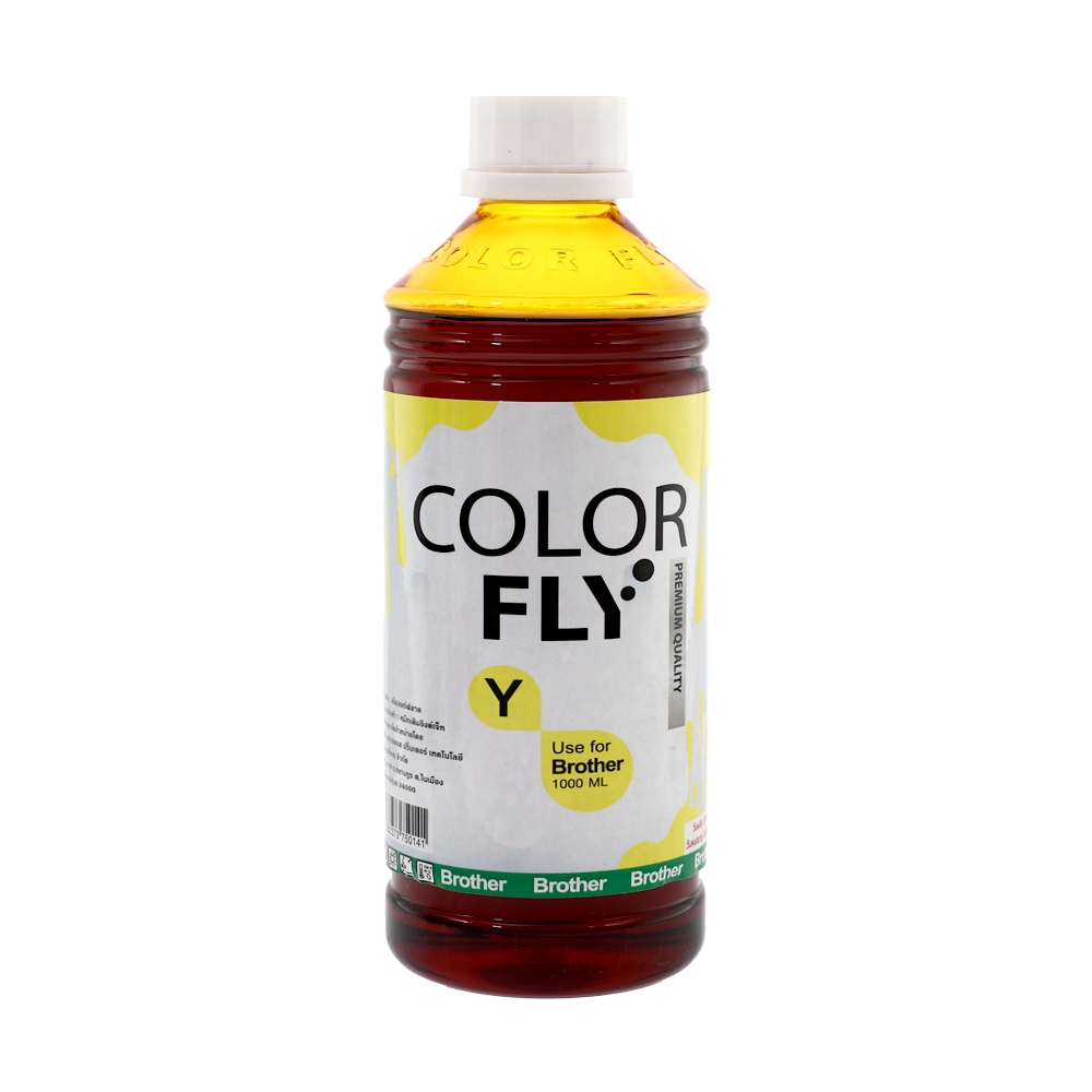 Refill BROTHER  1000 ml. Y (Color Fly)