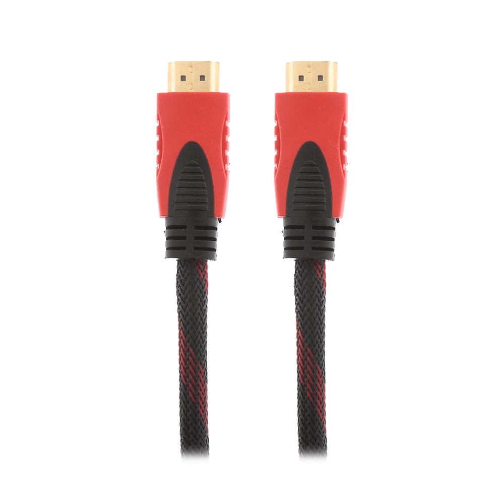 Cable HDMI M/M (3M) V1.4 สายถักแดง GLINK GLINK09