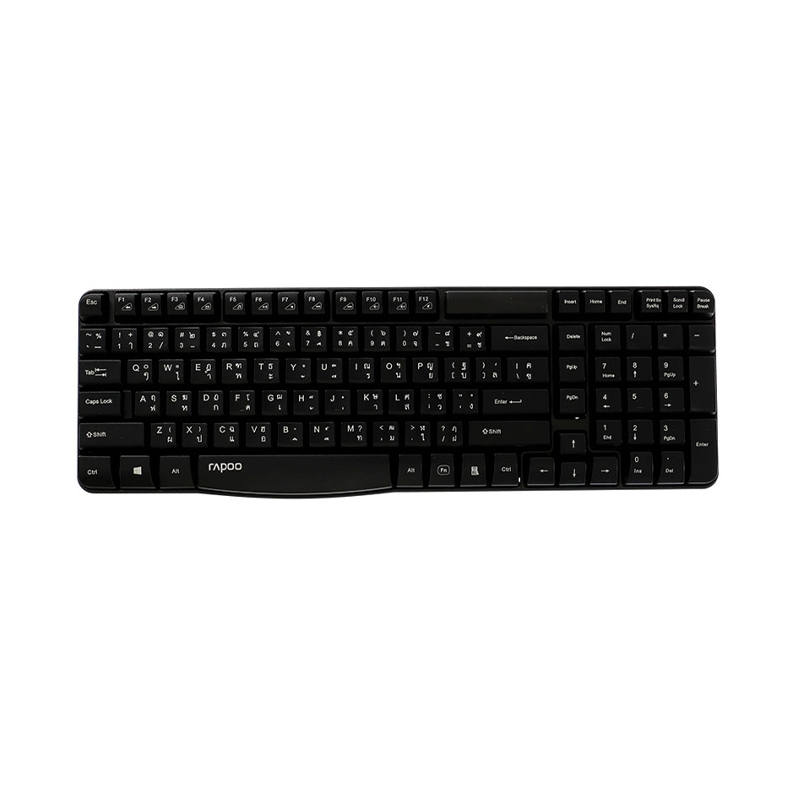 WIRELESS Keyboard RAPOO (KB-E1050-BK) Black