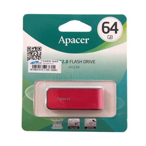 64GB Flash Drive APACER (AH334) Pink