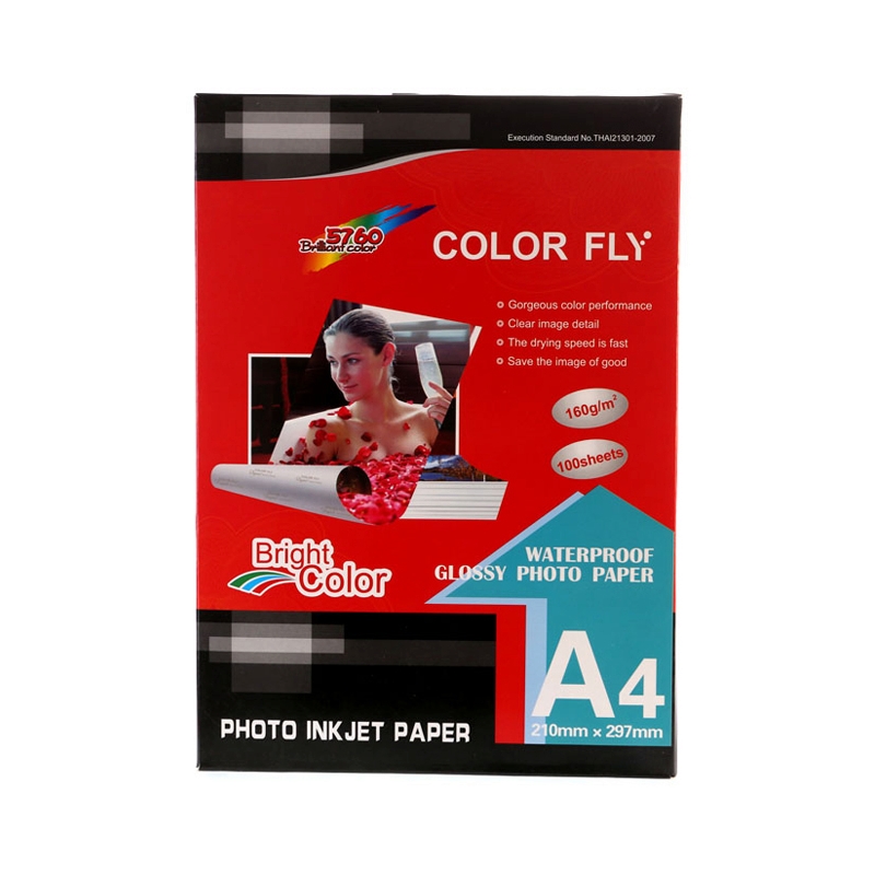Photo Inkjet Glossy A4 160G. COOLER FLY (100/Pack)