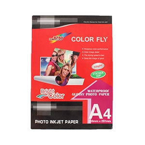 Photo Inkjet Glossy A4 135G. COLOR FLY Sticker (50/Pack)
