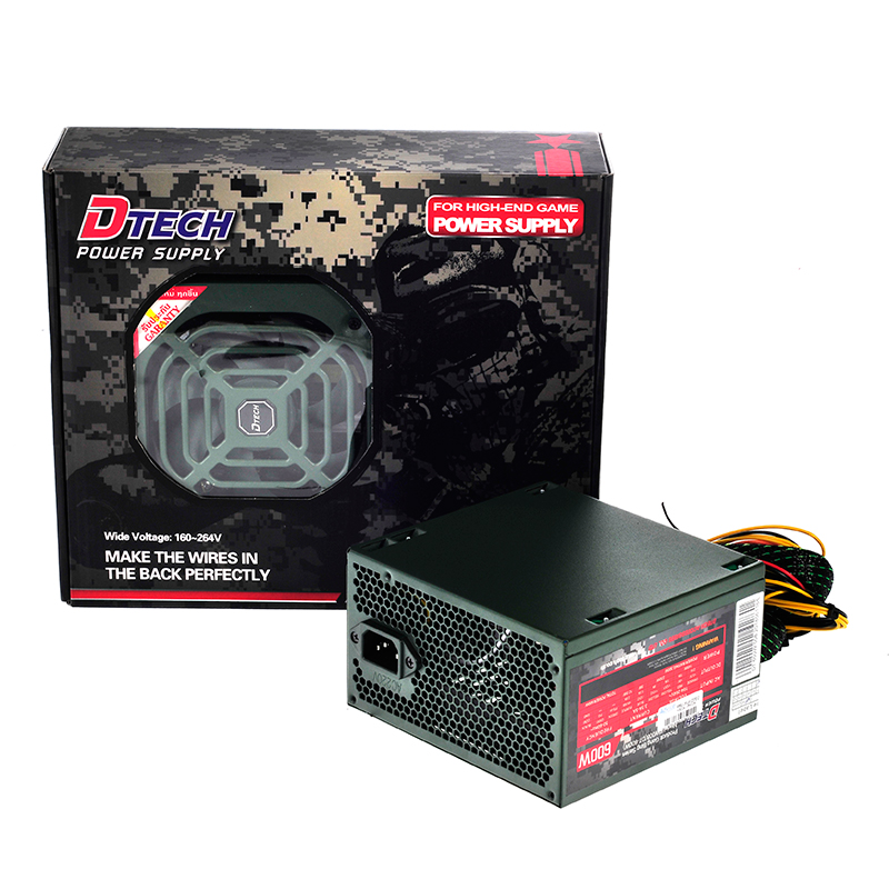 POWER SUPPLY (FULL) 600W DTECH PW008