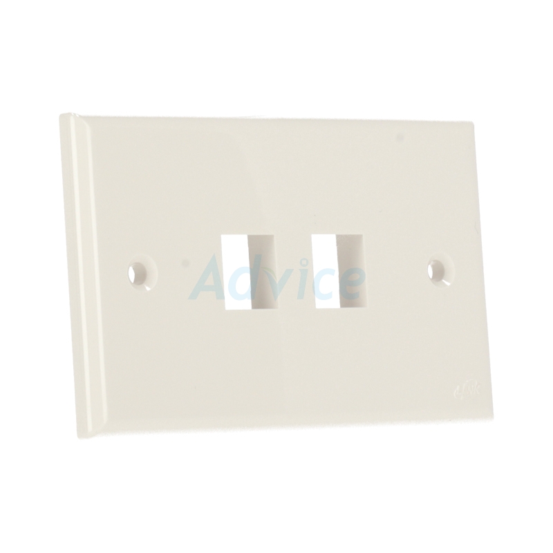 Face Plate หน้ากาก 2 ช่อง LINK (US-2312)