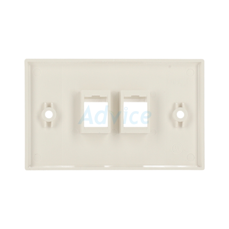 Face Plate หน้ากาก 2 ช่อง LINK (US-2312)
