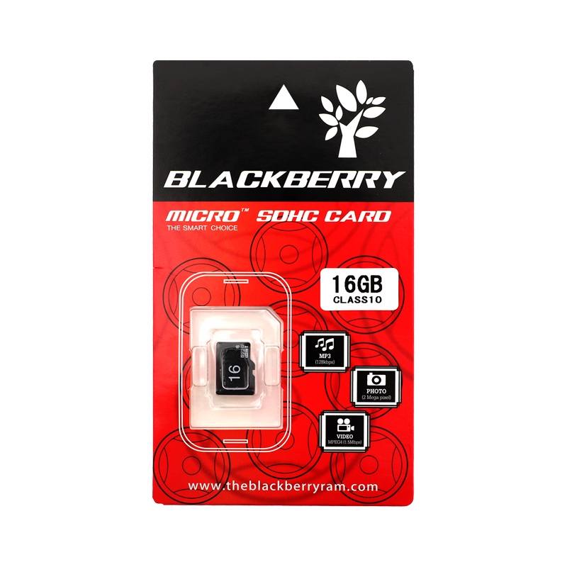 16GB Micro SD Card BLACKBERRY (80MB/s,)
