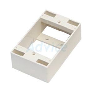Wall Box 2x4 ลึก 38mm. LINK (US-2015WH) White