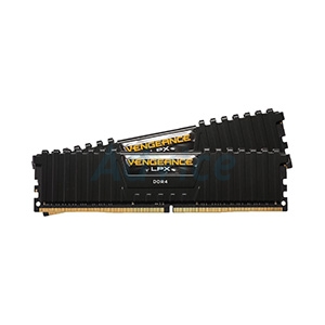 RAM DDR4(2400) 16GB (8GBX2) CORSAIR VENGEANCE LPX BLACK (CMK16GX4M2A2400C14)