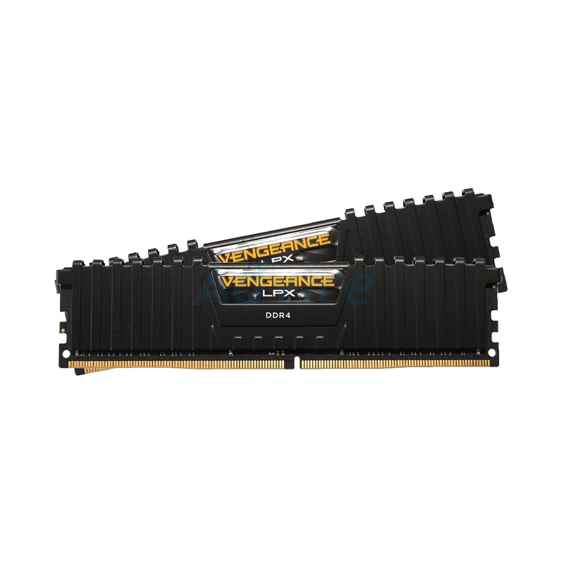 RAM DDR4(2666) 16GB (8GBX2) CORSAIR LPX BLACK (CMK16GX4M2A2666C16)