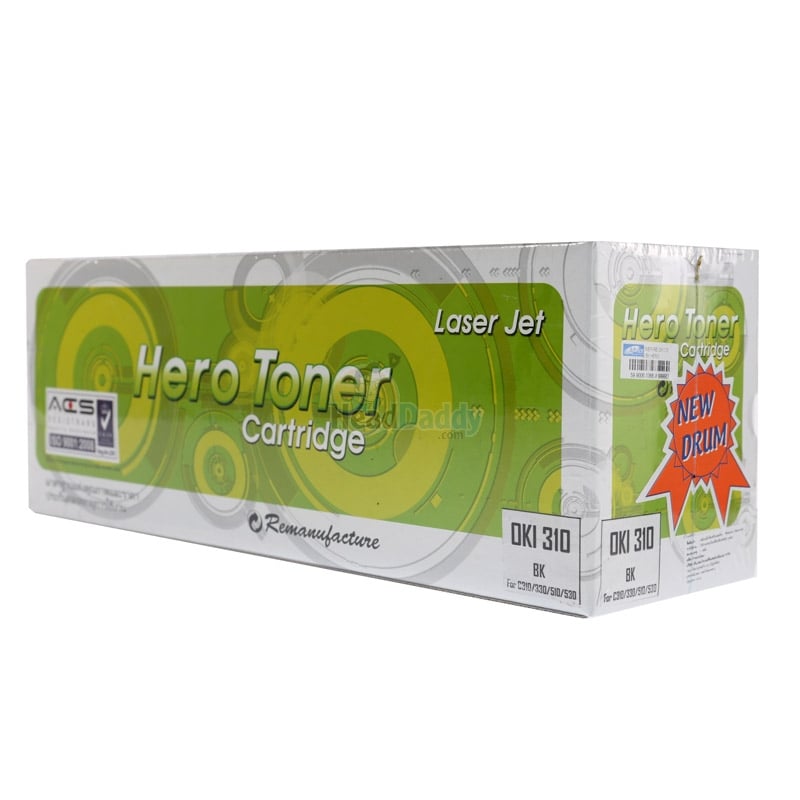 Toner-Re OKI C310 BK - HERO