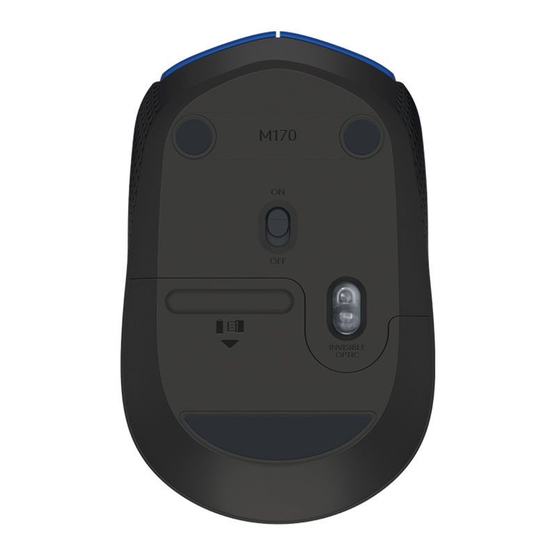 MOUSE WIRELESS LOGITECH M171B BLUE BLACK